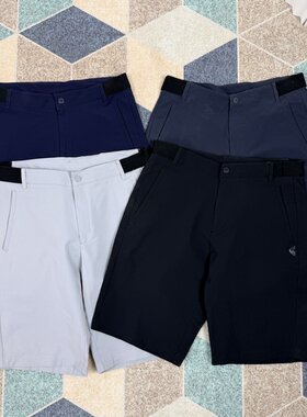 韩国单尾货男士夏季五分短裤纯色百搭休闲直筒透气男款夏季短裤