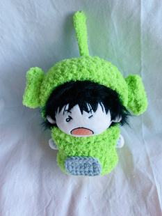 10cm棉花娃娃娃衣大头10厘米天线宝宝钩织娃衣服可爱玩偶服饰diy