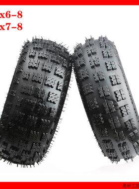 ATV沙滩车配件卡丁车16x6-8寸加厚真空轮胎16X7-8外贸越野.议价