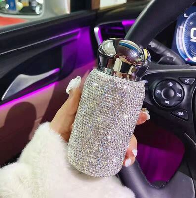 镶钻保温杯女生钻石高颜值网红杯子水杯水瓶304女士口袋杯260ml
