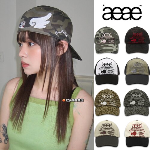 【官网正品】aeae刺绣字母棒球帽