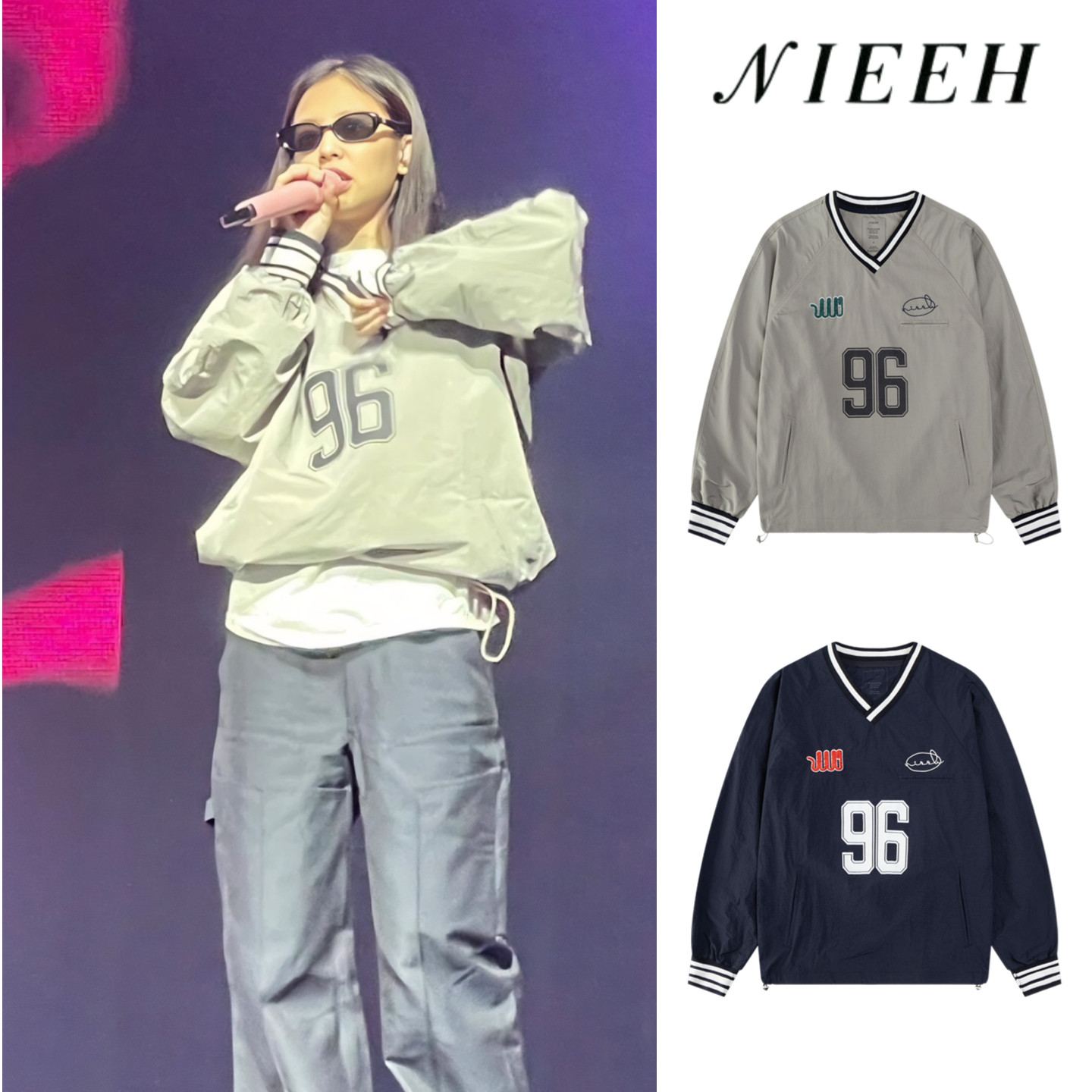 【官方正品】Nieeh球衣女冲锋衣