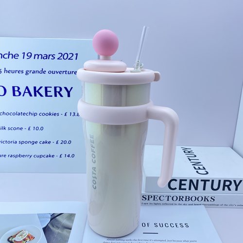 适配costa超长吸管杯高硼硅玻璃吸管30cm加长防烫耐热透明吸管