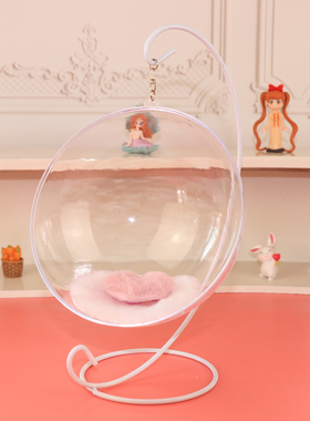 6分8分bjd娃吊椅20cm棉花娃娃家具ob11芭比娃秋千GSC手办娃屋摆件