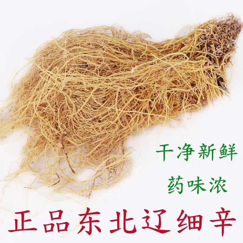 正品细辛中药材北细辛粉辽细辛无硫灯盏细辛根水洗干货500g克包邮