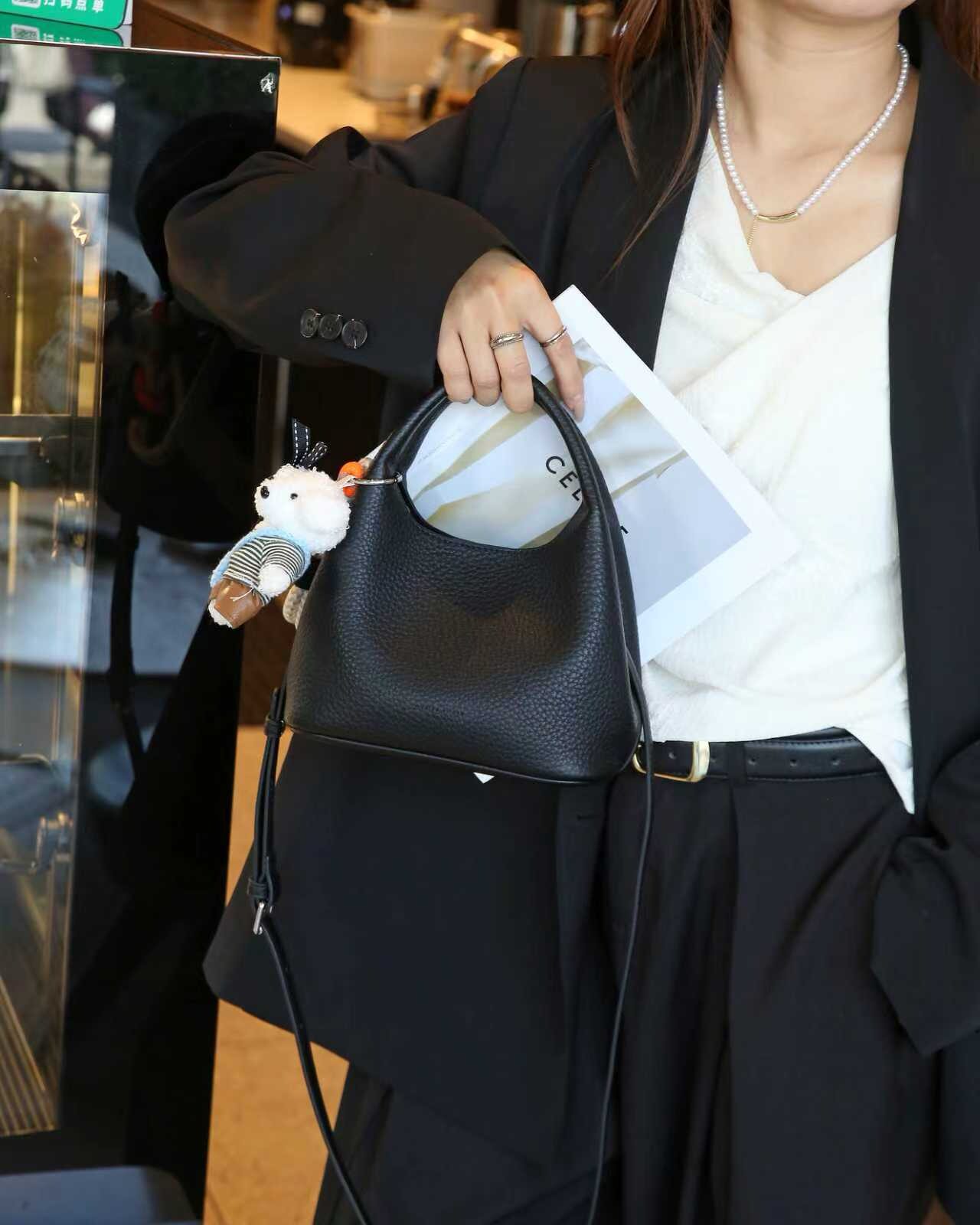 美缇2026新款女包高级感荔枝纹手提小包包时尚百搭单肩斜挎包休闲