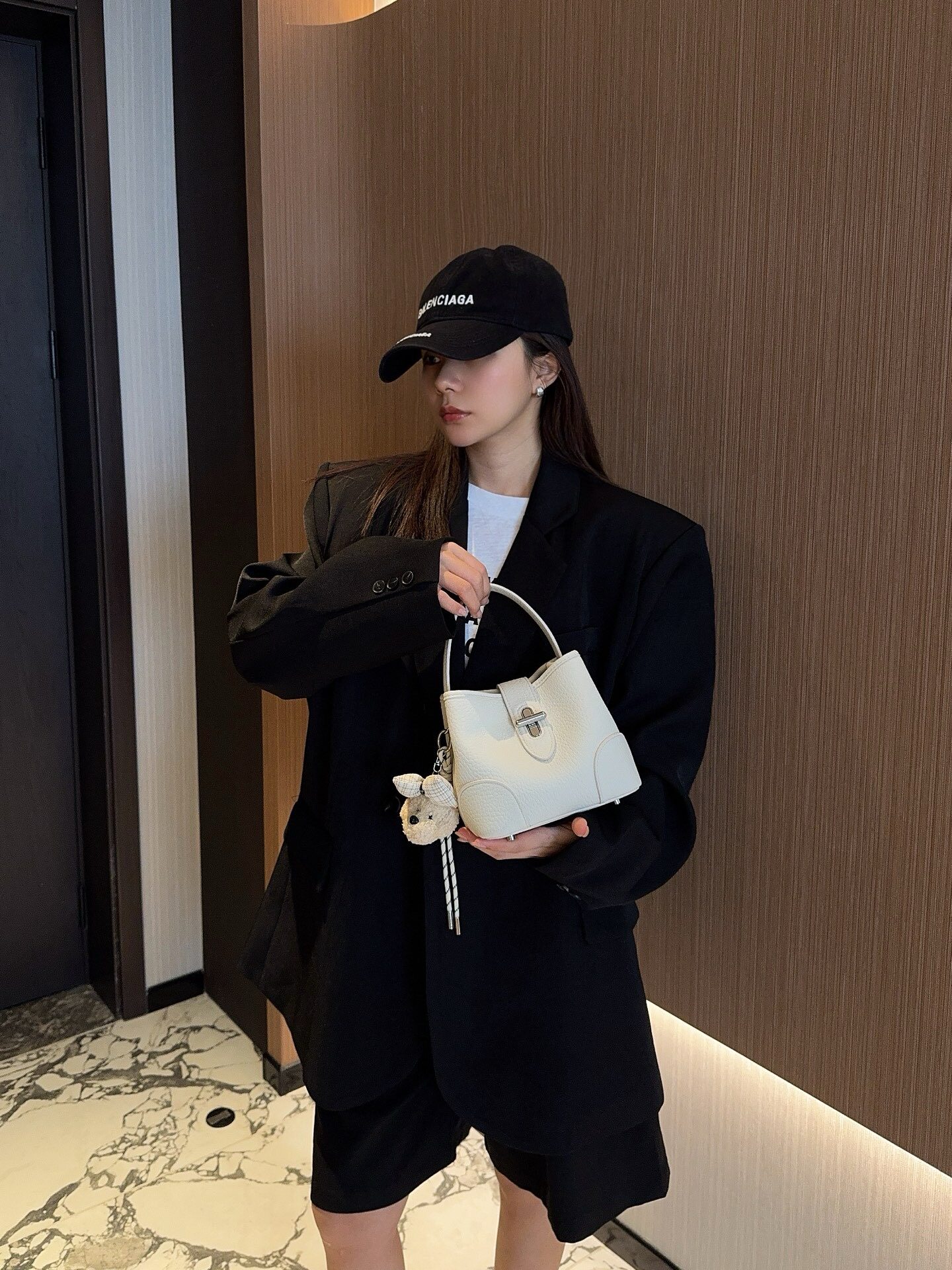 同丰女包小手提荔枝纹胶囊斜挎潮