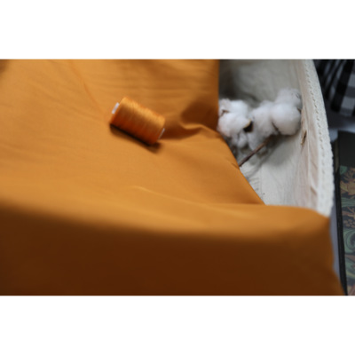 南瓜橙40支莱赛*棉【QB9A7006-110】定制不退换