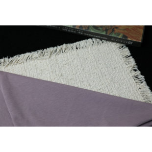 有机双面纯棉针织面料【QBH824710-12】紫罗兰