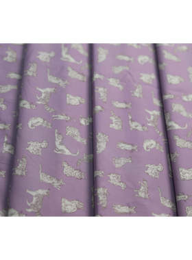 【QB068010-2】Lib*rtyMeow猫100支长纤棉幅宽138cm定制不退换