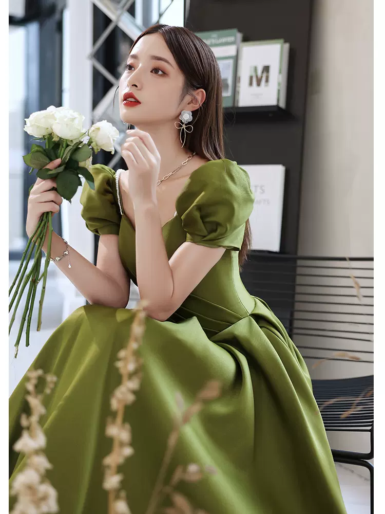 晚礼服2024新款主持人宴会高端