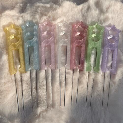 五星双针拼豆笔60/70小豆专用2.6mm融合豆拼豆笔拼豆工具DIY材料