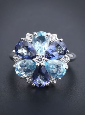 高颜值轻奢S925银欧美复古风vintage时尚小众ins风高级感纯银戒指