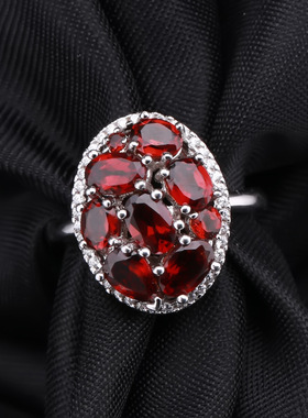 设计感S925银欧美复古风vintage小众夸张奢华时尚高级感纯银戒指