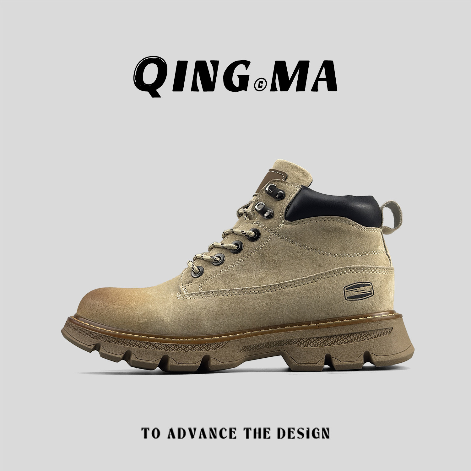 外贸男鞋英伦风真皮马丁靴厚底防滑系带工装靴百搭复古休闲户外靴,流行男鞋,马丁靴,淘宝优惠券,粉丝福利购,淘宝优惠卷