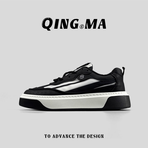 网面透气休闲板鞋港风小众滑板鞋