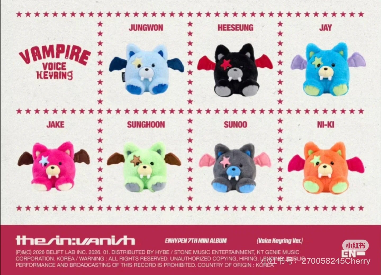 thumbnail for The First Batch of Authentic Enhypen-[the Sin : Vanish] Mini7 Comeback Albums Can Be Customized for Fans