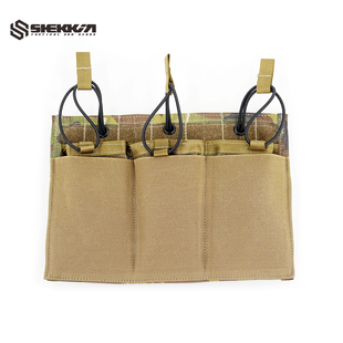 Shekkingears 圣灵 MC色 魔术贴三联m4工具包 弹力包皮 CAG爱用