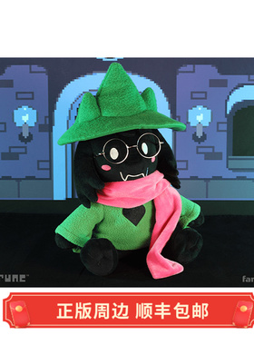 正版 Deltarune三角符文 Ralsei毛绒玩偶 娃娃 Fangamer