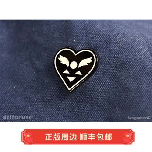 正版三角符文黑暗之心夜光徽章