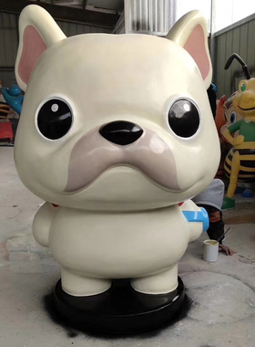 卡通狗门口迎宾户外定做仿真动物