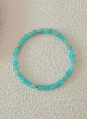 JUZITU天然原创天河石手链