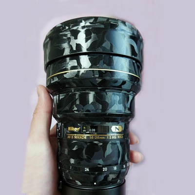 适用尼康AF-S 14-24 F2.8G镜头保护贴膜1424 2.8全包贴纸防刮改色