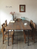 做旧实木长桌 包邮 复古工业风 乡村家具 饭桌办公桌 旧木铁艺餐桌