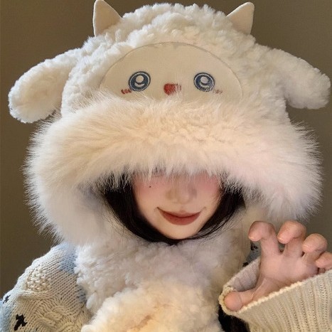 冬季帽子女加厚绒防寒保暖