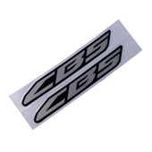 UCR125 AFR DKS150摩托车前挡泥板CBS贴条标签 适用豪爵HJ125T