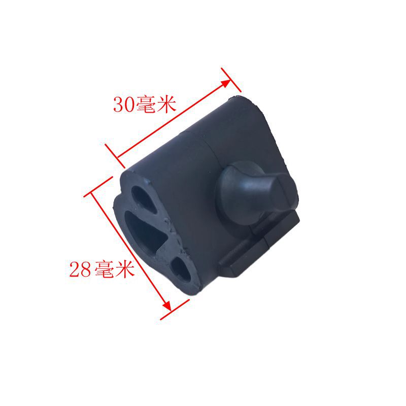 适用豪爵HJ100T-8/8C/8D/8F VF100主停车架减震垫中支架减震胶垫