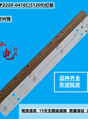 22寸电视JS-D-JP2220-041EC(51209)灯条E22F2000 MCPCB 6V4灯2W珠
