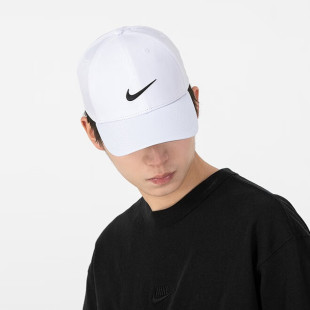 Nike耐克帽子白色鸭舌帽遮阳棒球帽男帽女帽运动帽休闲帽潮DH1640