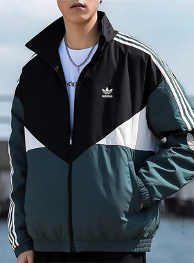 正品假一赔十防风衣男外套棒球服