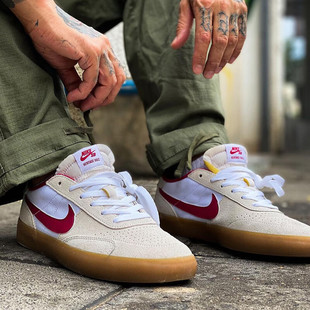 NIKE耐克鞋子春季新款滑板鞋SB系列男鞋翻毛皮运动鞋轻便休闲鞋潮