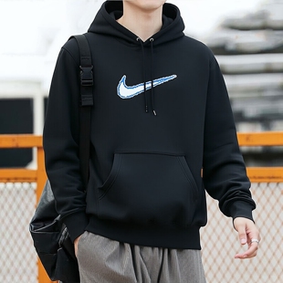 加绒连帽卫衣耐克男装Nike2025新款款式休闲外套运动服套头衫