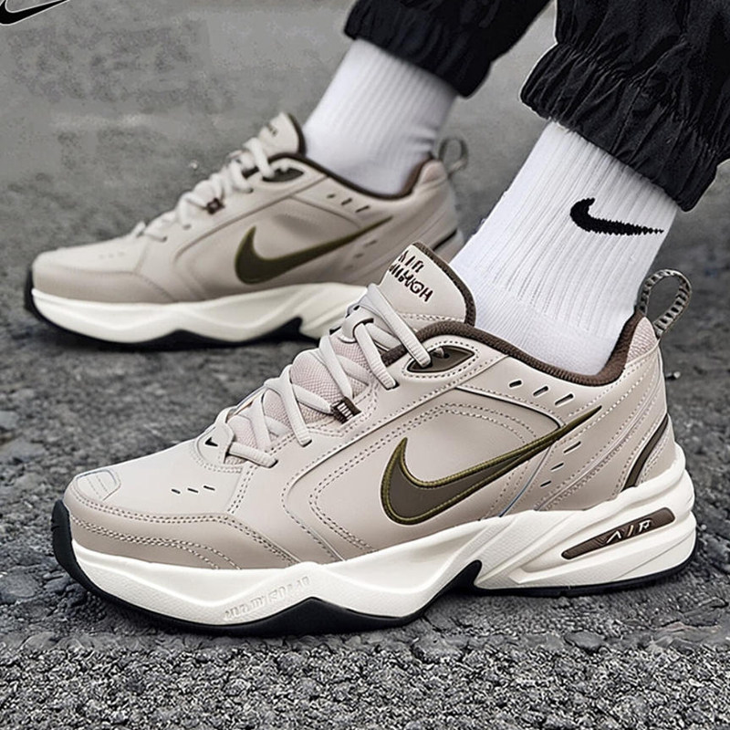 NIKE耐克男鞋复古老爹鞋皮面防水户外休闲耐磨缓震低帮跑步训练鞋
