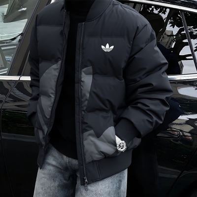 正品假一赔十羽绒棒球服男冬夹克