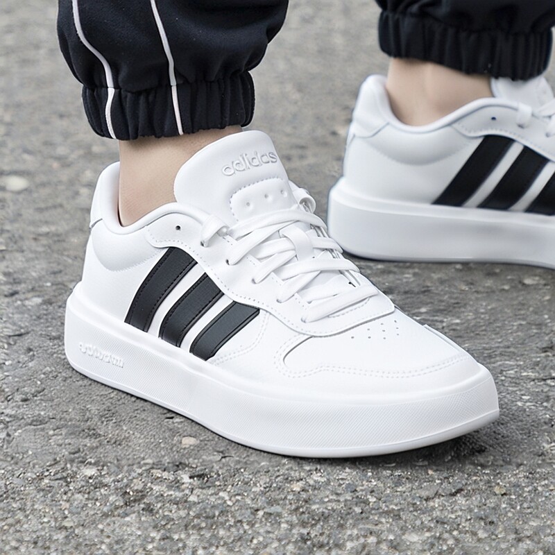 阿迪达斯男女鞋秋季新款透气耐磨百搭小白鞋休闲网球板鞋女IH0856,运动鞋new,运动休闲鞋,淘宝优惠券,粉丝福利购,淘宝优惠卷