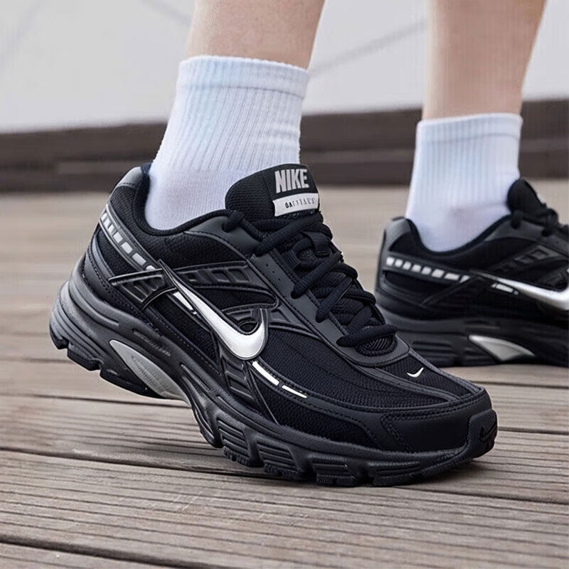 NIKE耐克男鞋新款透气Initiator复古时尚老爹鞋男子黑武士跑步鞋