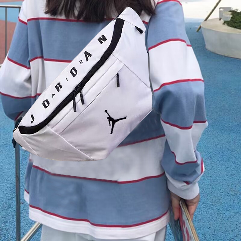 Jordan乔丹男女单肩包正品斜挎包AJ篮球腰包新款运动包休闲包胸包