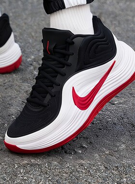 NIKE耐克减震篮球鞋男鞋2025冬季新款PRECISION 8 MID轻便运动鞋