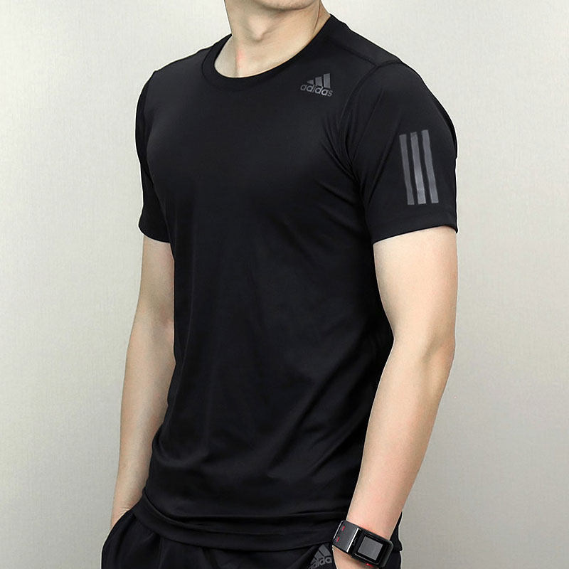 阿迪达斯健身训练短袖男2026夏季新款运动服半袖速干T恤H58591