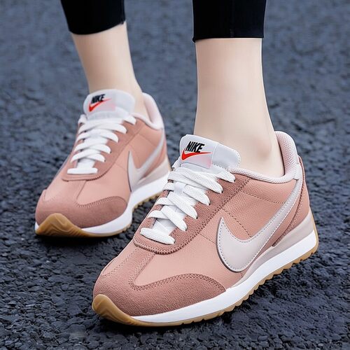 Nike耐克鞋子2026年新款女鞋翻毛皮运动鞋厚底德训鞋轻便休闲鞋潮