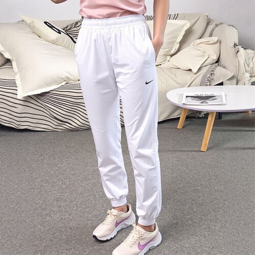 耐克官方正品白色运动长裤小脚裤