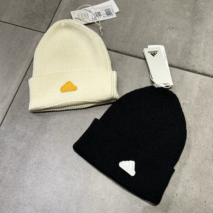 Adidas阿迪达斯冷帽男女冬新款针织毛线帽复古运动保暖帽子JW1628