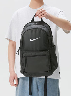 NIKE耐克防水双肩包黑色背包书包