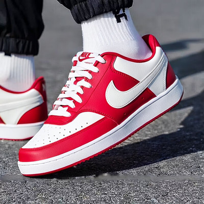 耐克官方正品红色运动板鞋休闲鞋
