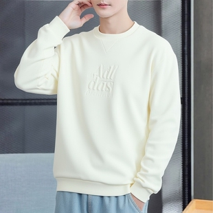 阿迪达斯卫衣男秋新款圆领套头衫长袖T恤青少年休闲宽松运动服