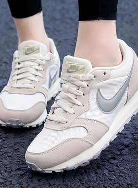 Nike耐克鞋子正品MD RUNNER 2运动鞋新款女鞋翻毛皮休闲鞋跑步鞋